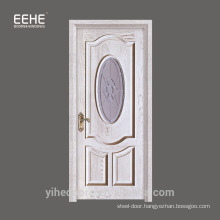 CE Certificated China Half Glass Wooden Door Patterns